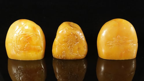Lots Chinese carved seals