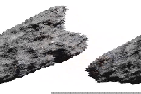 A possible meteorite large boulder: A possible meteorite large boulder, condition selling it as is. All sales are final. H: 13" x W: 12." Very heavy in weight. No return.