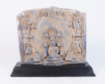 Chinese stone carved schist