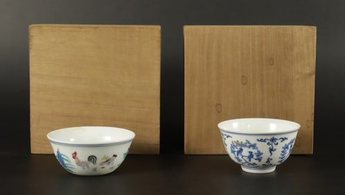 Lots Chinese fine bowls with box