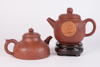 Lots Chinese clay teapots