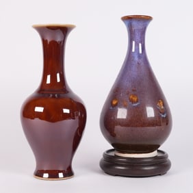 2 Chinese fine vase