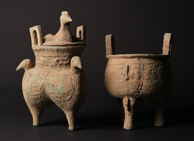 Lots Chinese bronze vessel