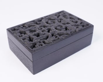 Chinese antique carved box