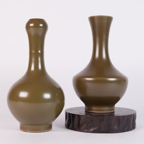 Lots Chinese green vase