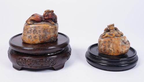 Lots Chinese carved seals