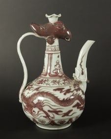 Chinese fine copper red pot