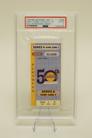 1999 Lakers game 2 PSA 6 ticket