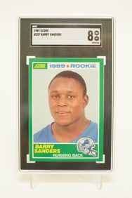1989 Score Barry Sanders SGC 8