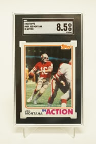 1982 Topps Joe Montana SGC 8.5