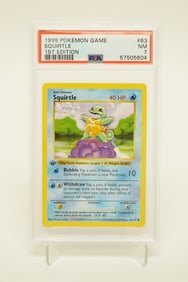 1999 Pokemon Squirtle PSA 7 1st edition