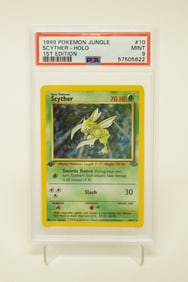 1999 Pokemon Scyther PSA 9 1st edition