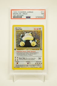 1999 Pokemon Snorlax PSA 7 1st edition