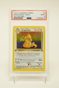 1999 Pokemon Dragonite 1st edition PSA 9