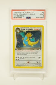 2000 Pokemon Dark Dragonite 1st PSA 9