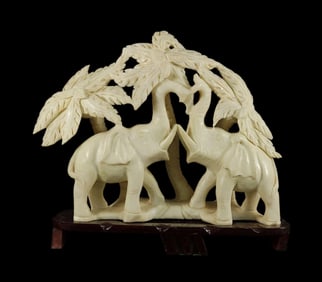 Chinese carved large elephant