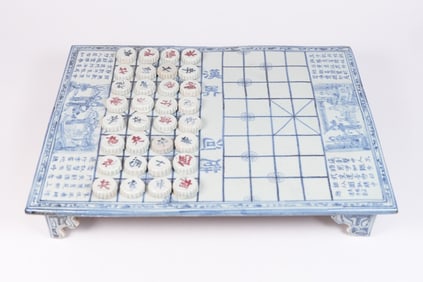 Chinese important antique chess set