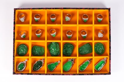 Lots Chinese apple green items