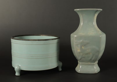 Lots Chinese celadon porcelains