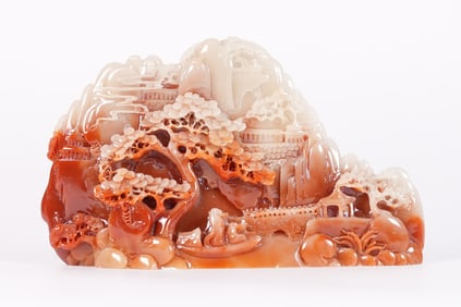 Chinese carved heavy boulder