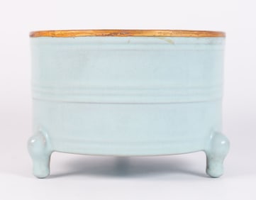 Chinese fine celadon censer