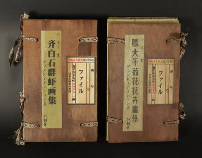 Lots Chinese art albums: Lots Chinese art albums.