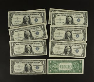 Lots U.S. silver certificate
