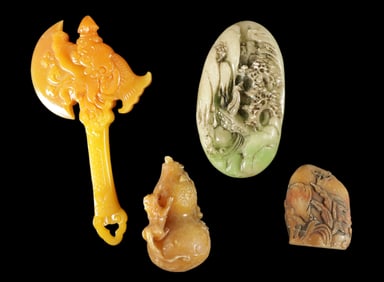 Lots Chinese fine carvings