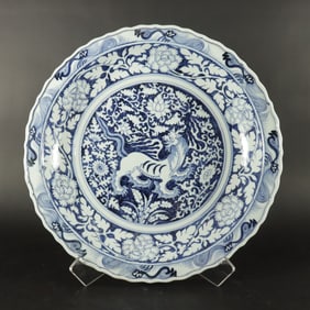 Chinese important fine b/w charger