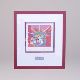 Peter Max signed lithograph