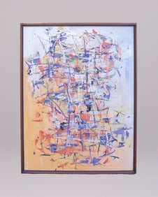 Vintage John Otterson abstract painting
