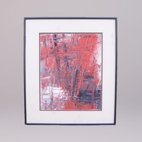 Vintage John Otterson abstract painting