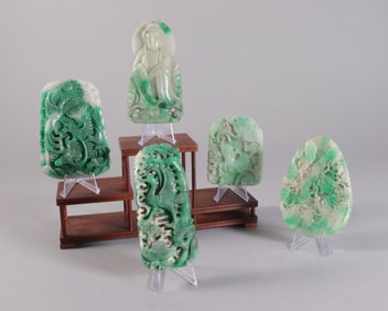 Lots Chinese fine carved plaques