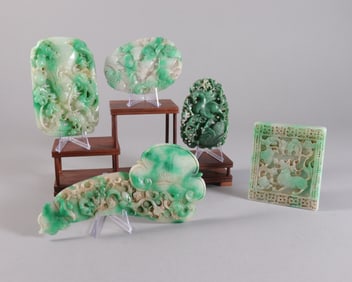 Lots Chinese fine carved plaques