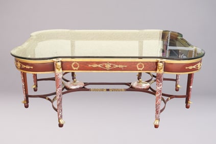 Heavy antique marble main table