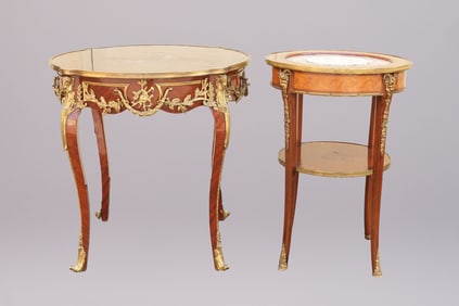 2 antique side desk