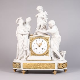 Antique fine mantle clock