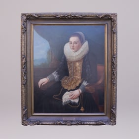 18th century Kate Nieuwendam oil painting