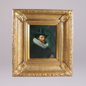 18th century oil painting of gentlemen