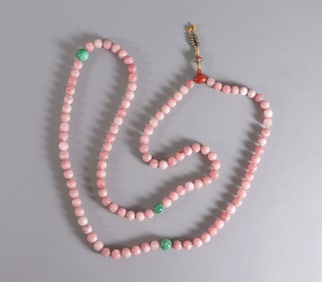 Chinese long stone bead