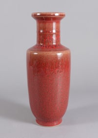 Chinese red vase