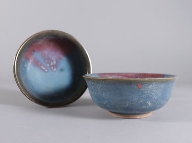 Lots Chinese purple bowls