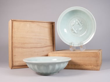 Lots Chinese fine plates with box