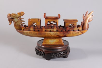 Chinese fine dragon boat