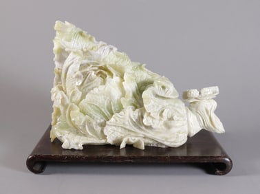 Lots Chinese carved cabbage