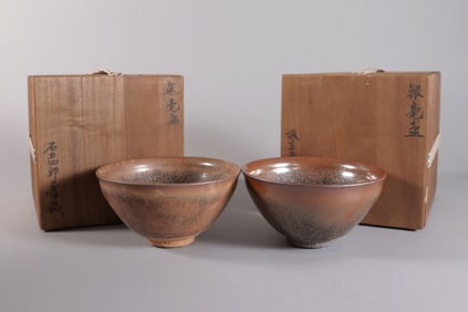 Lots Chinese tea bowls with box