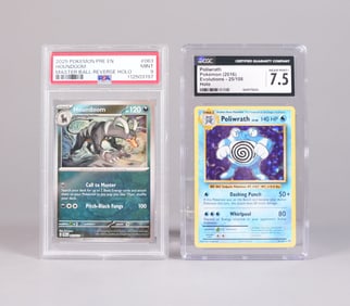 Lots Pokemon cards graded