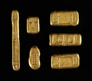 Lots Chinese ingots ungraded