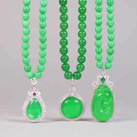 Lots Chinese fine necklace