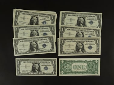 Lots U.S. silver certificate